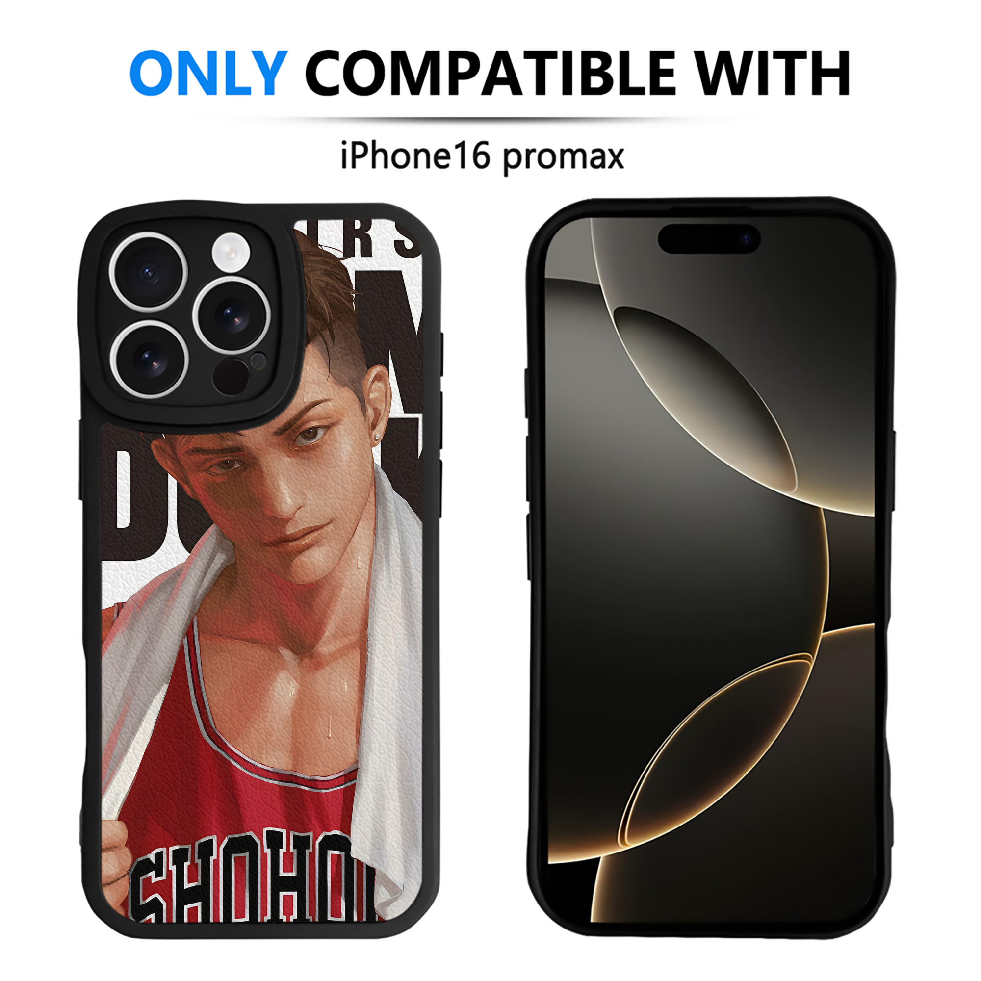 （画像用） SLAM DUNK／スラムダンク 【iPhone 16シリーズ対応】シリコンスマホケース（レザー調） 材質：シリコン